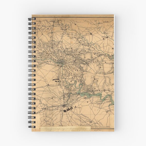 Item preview, Civil War Map of Richmond and Petersburgh (1864) designed and sold by allhistory.