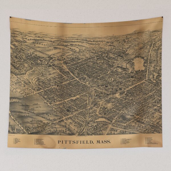 Item preview, Pittsfield Massachusetts (1899) designed and sold by allhistory.