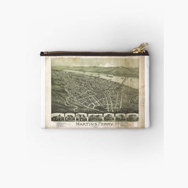 Item preview, Martin's Ferry Ohio by Thaddeus Fowler (1899) designed and sold by allhistory.