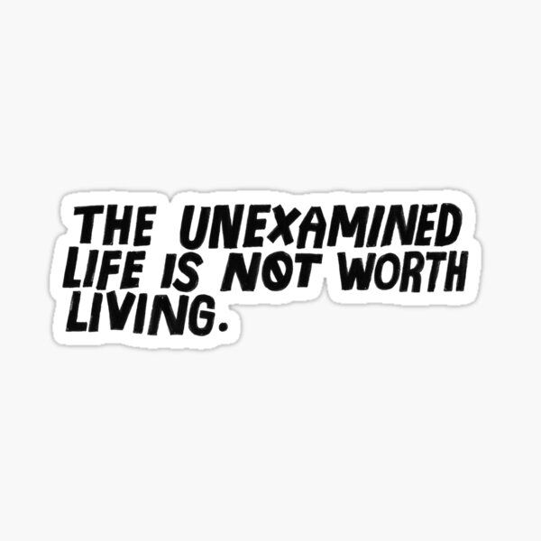 Item preview, The Unexamined Life designed and sold by Clifford Sosis.