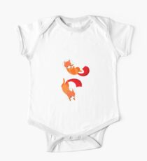 Space Foxes Short Sleeve Baby One-Piece