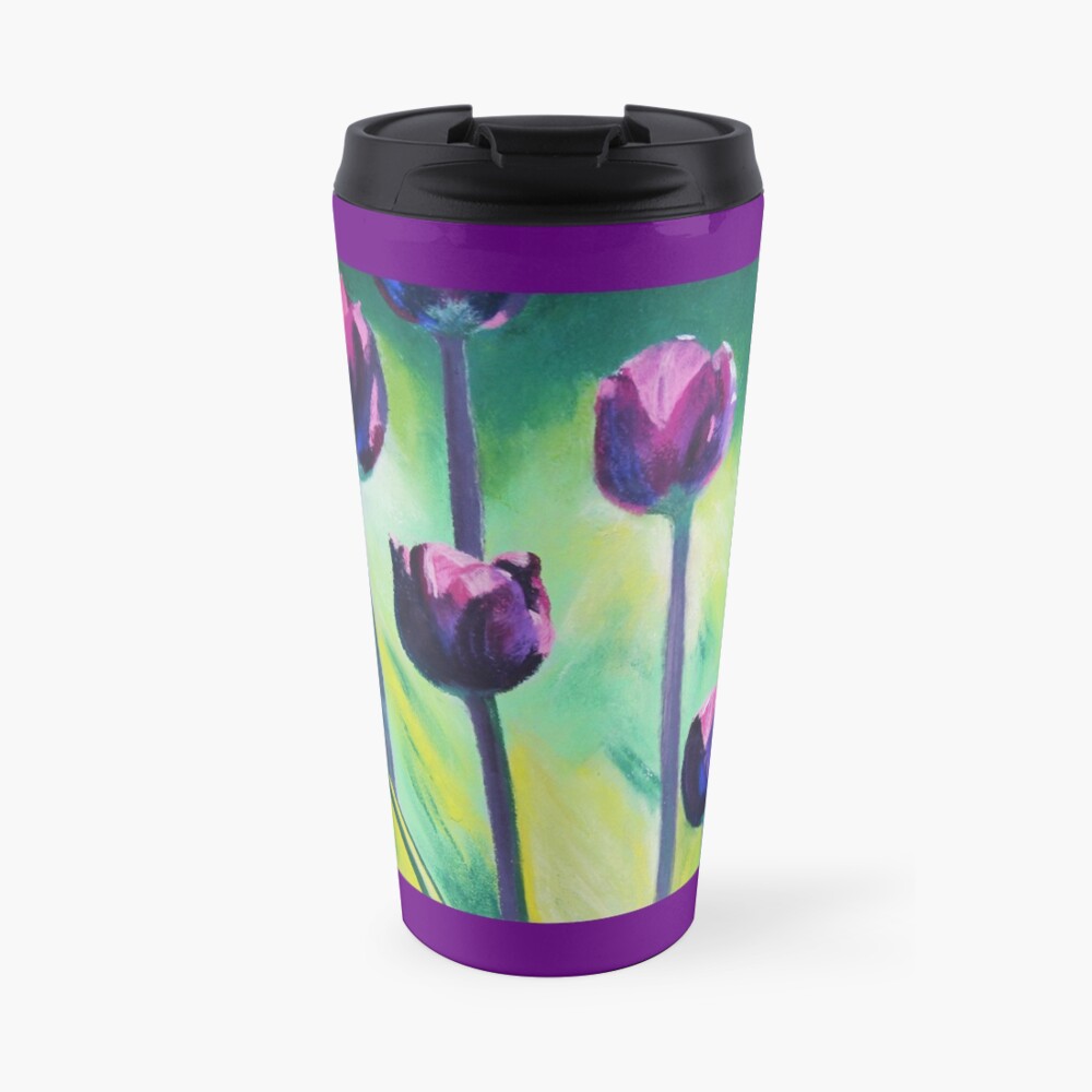 Tulips Aglow Travel Mug