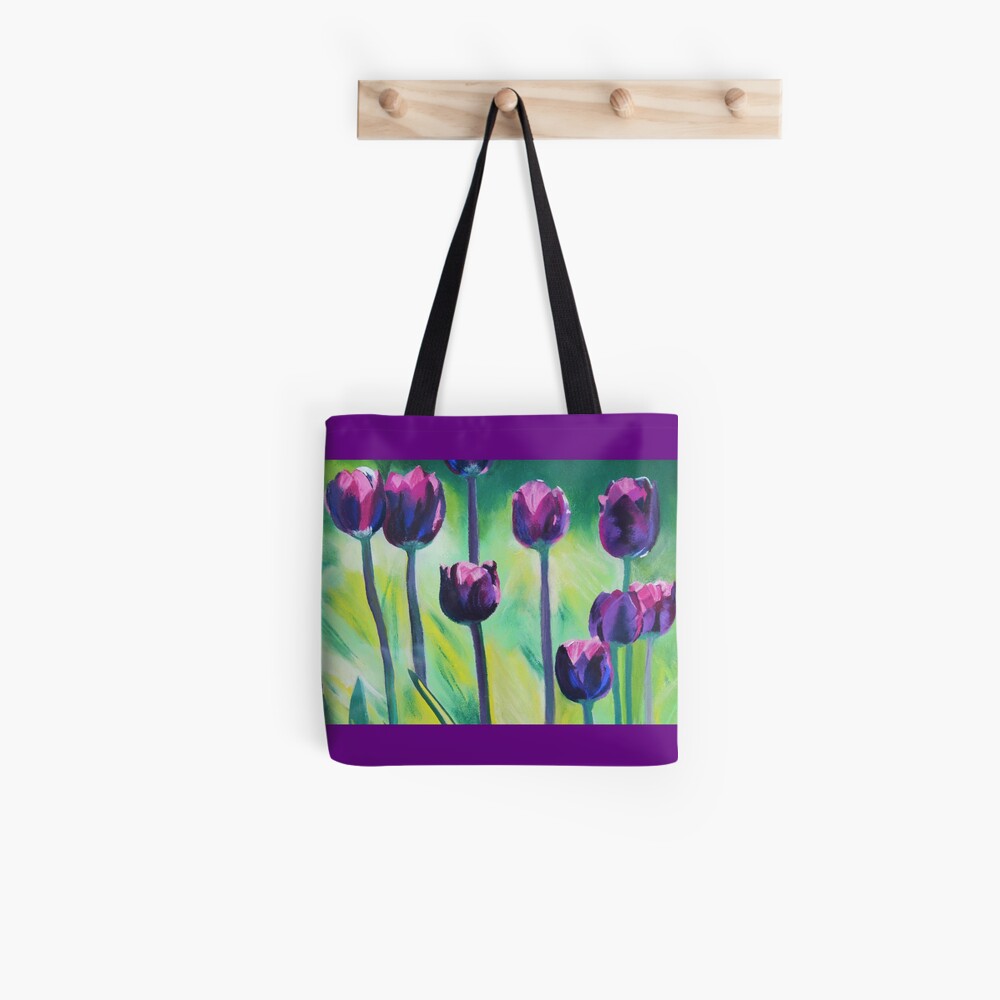 Tulips Aglow Tote Bag
