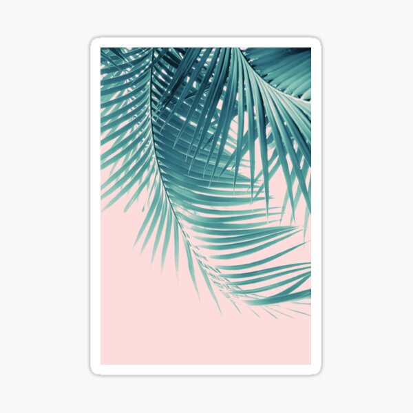 Vista previa del artículo con la obra «Palm Leaves Summer Vibes # 11 #tropical #decor #art», diseñado y vendido por Anita's & Bella's Art.