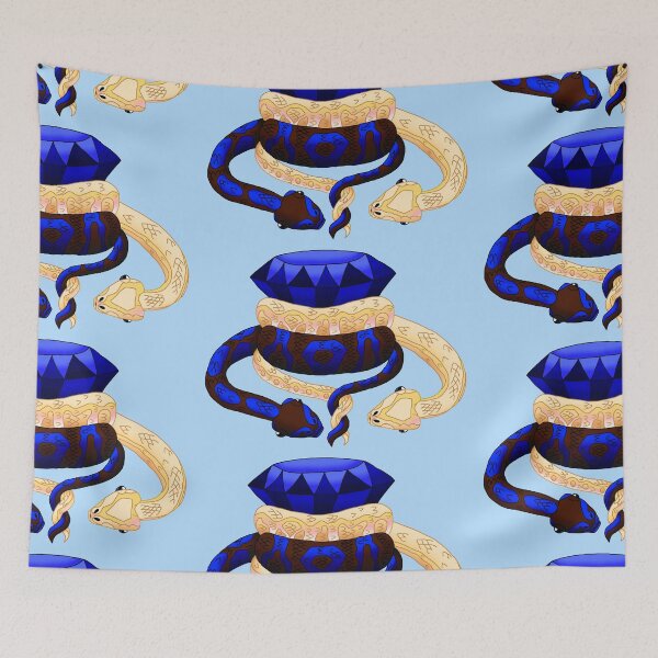 Item preview, Snake Piece #4 - Blue Diamond designed and sold by FieryWindWaker.