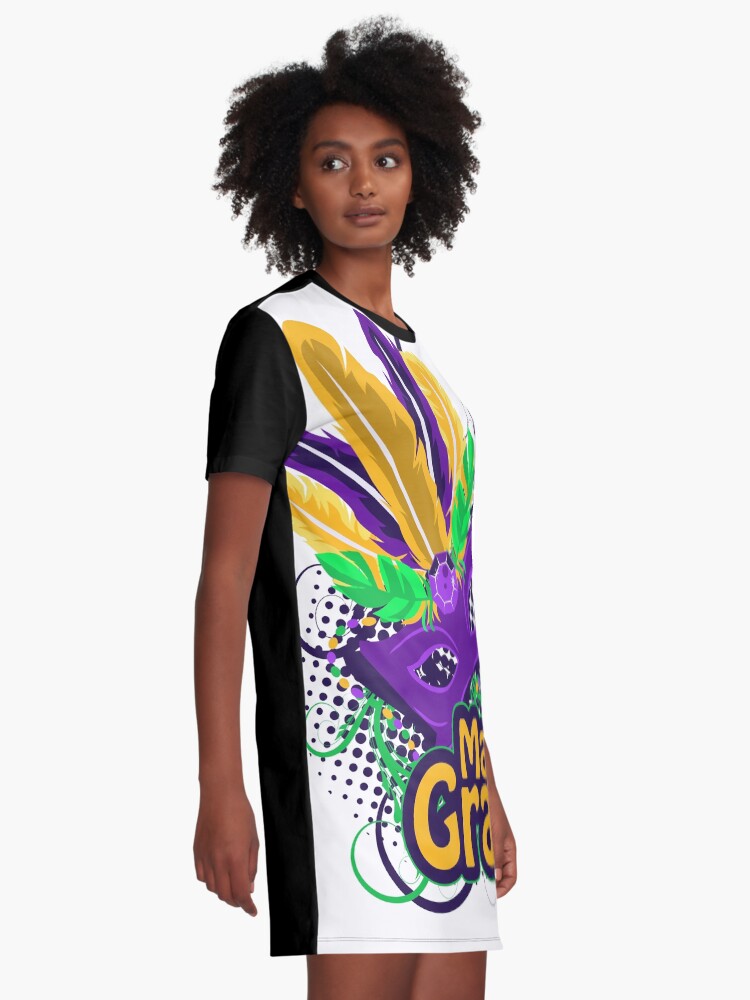 mardi gras t shirt dresses