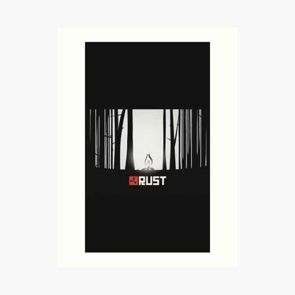 Rust Game Artwork Art Print