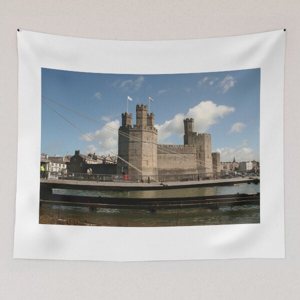 Item preview, Caernarfon Castle Showing the Swing Bridge designed and sold by AnnDixon.