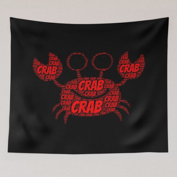Item preview, Crab Word cloud Shirt Presents designed and sold by ProjectsMM.