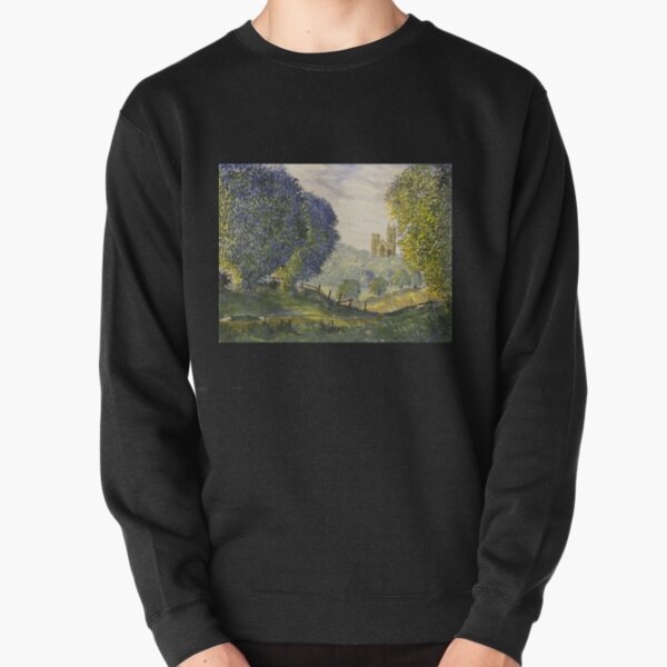 Bridlington Priory from Woldgate on the Hockney Trail Pullover Sweatshirt