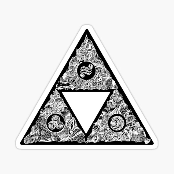 Item preview, Triforce of Enigma - White designed and sold by VincentVex.