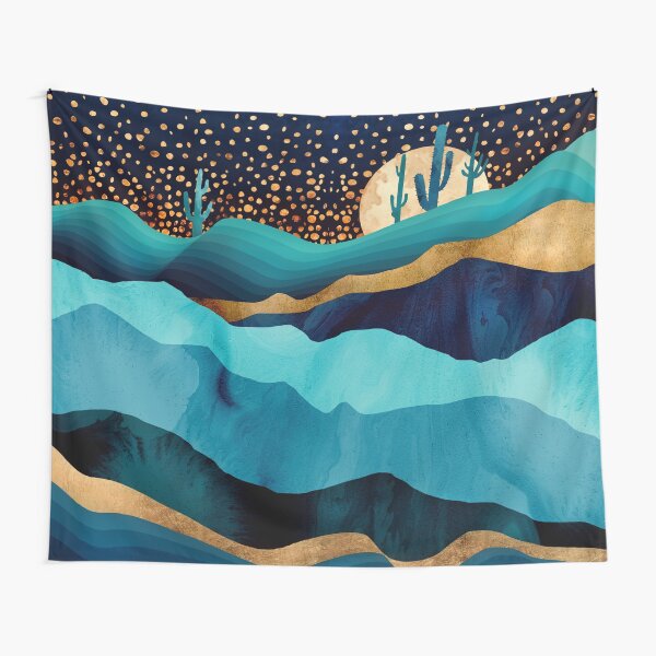 Item preview, Indigo Desert Night designed and sold by spacefrogdesign.