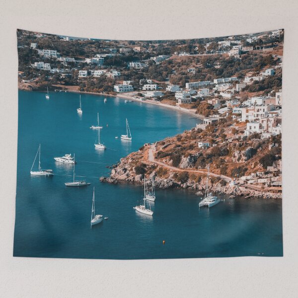 Item preview, Sailing boats in the island of Leros designed and sold by DRONY.