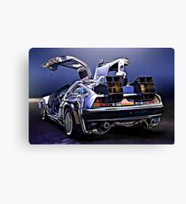 DeLorean Canvas Print