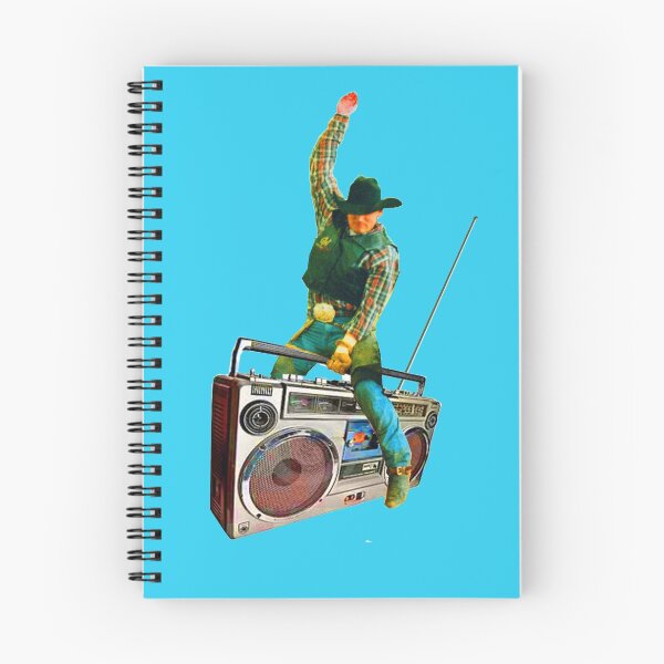 Item preview, Cowboy Rides a Boom Box designed and sold by zandozan.