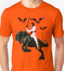 Heavy Metal Elvis Summons the Bats Unisex T-Shirt
