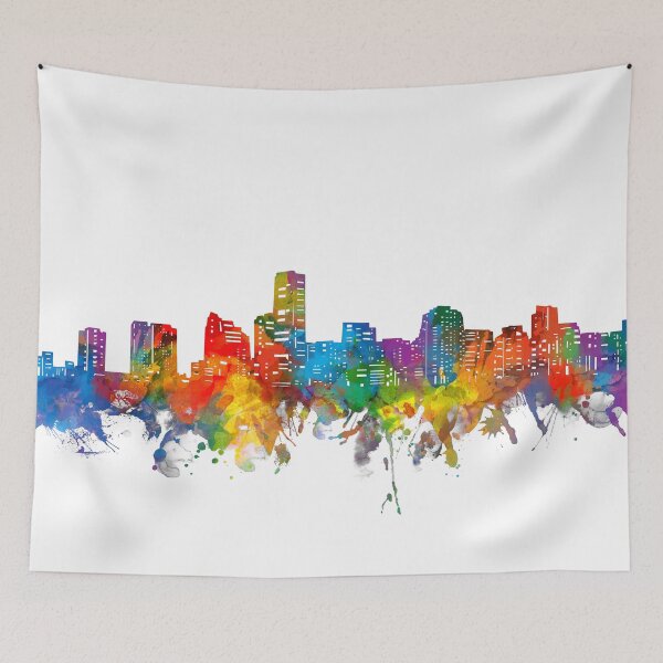 Item preview, miami skyline designed and sold by BekimART.