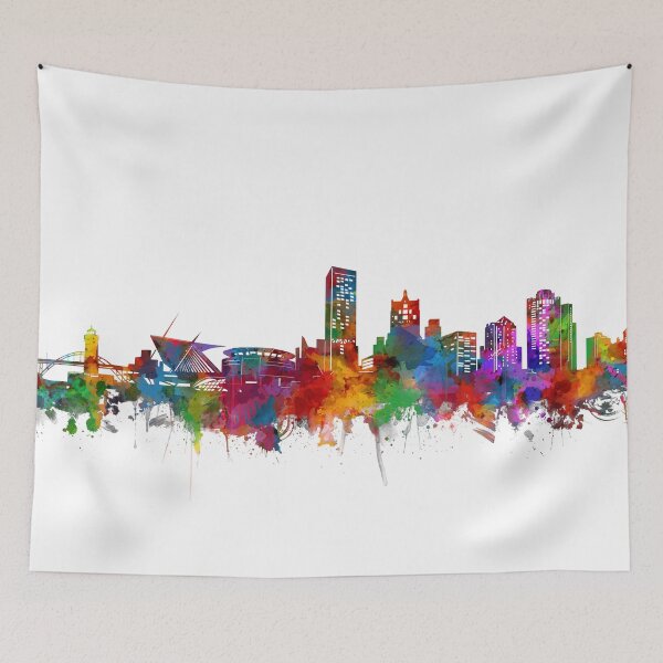Item preview, milwaukee skyline designed and sold by BekimART.