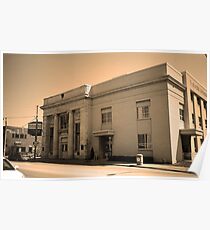 Vintage Bank Building, Niles, Ohio Poster