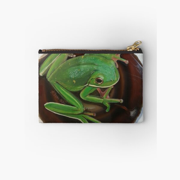 Item preview, green frog designed and sold by Leanne Inwood.