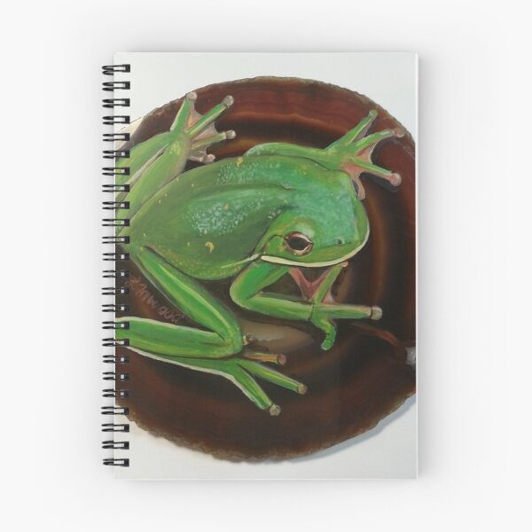 Item preview, green frog designed and sold by Leanne Inwood.