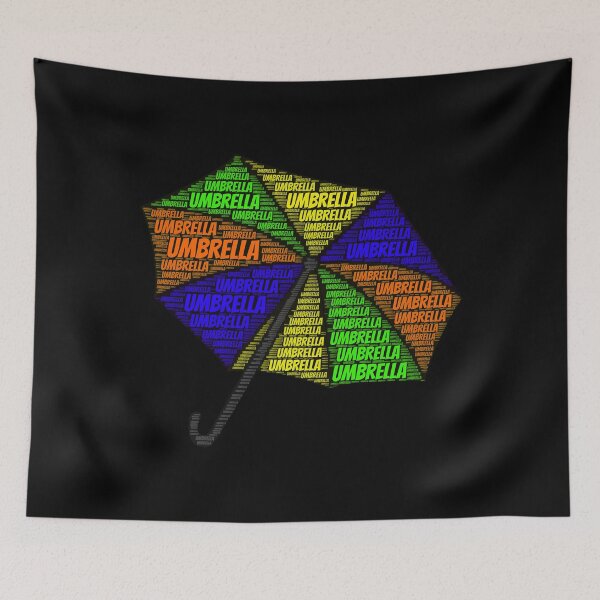 Item preview, Umbrella Word cloud Shirt Presents designed and sold by ProjectsMM.