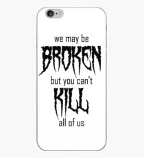 Motionless In White lyrics - Black iPhone Case