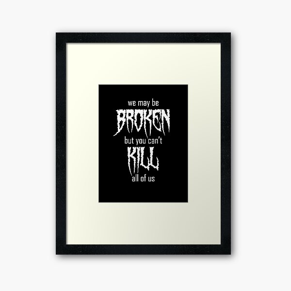MOTIONLESS IN WHITE A4 260GSM FRAMED POSTER PRINT