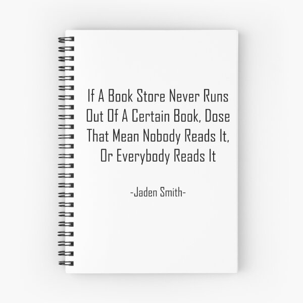 Item preview, Jaden Smith - Book Stores (black text) designed and sold by KilljoyDria.