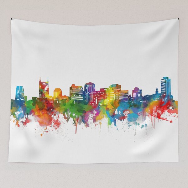 Item preview, nashville skyline designed and sold by BekimART.