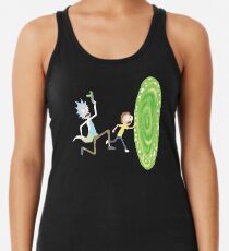 Rick and Morty Pixels - Pixel Rick! Racerback Tank Top