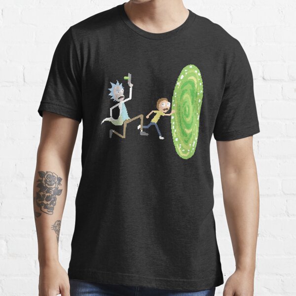 Rick and Morty Pixels - Pixel Rick! Essential T-Shirt