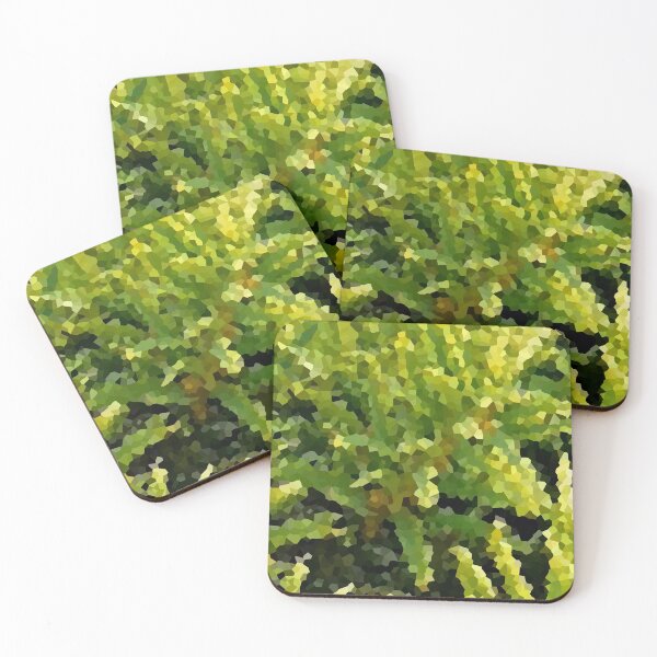 Item preview, Green and pointy grow the pixel leaves designed and sold by ellenhenry.