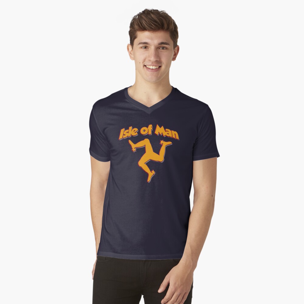 The Isle of Man V-Neck T-Shirt