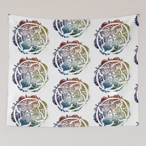 Item preview, Mandala Effect - Rainbow Crinkle designed and sold by Loudandqueerz.