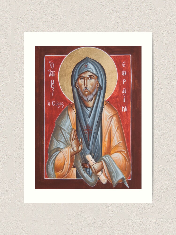 Alternate view of St Efraim the Syrian Art Print