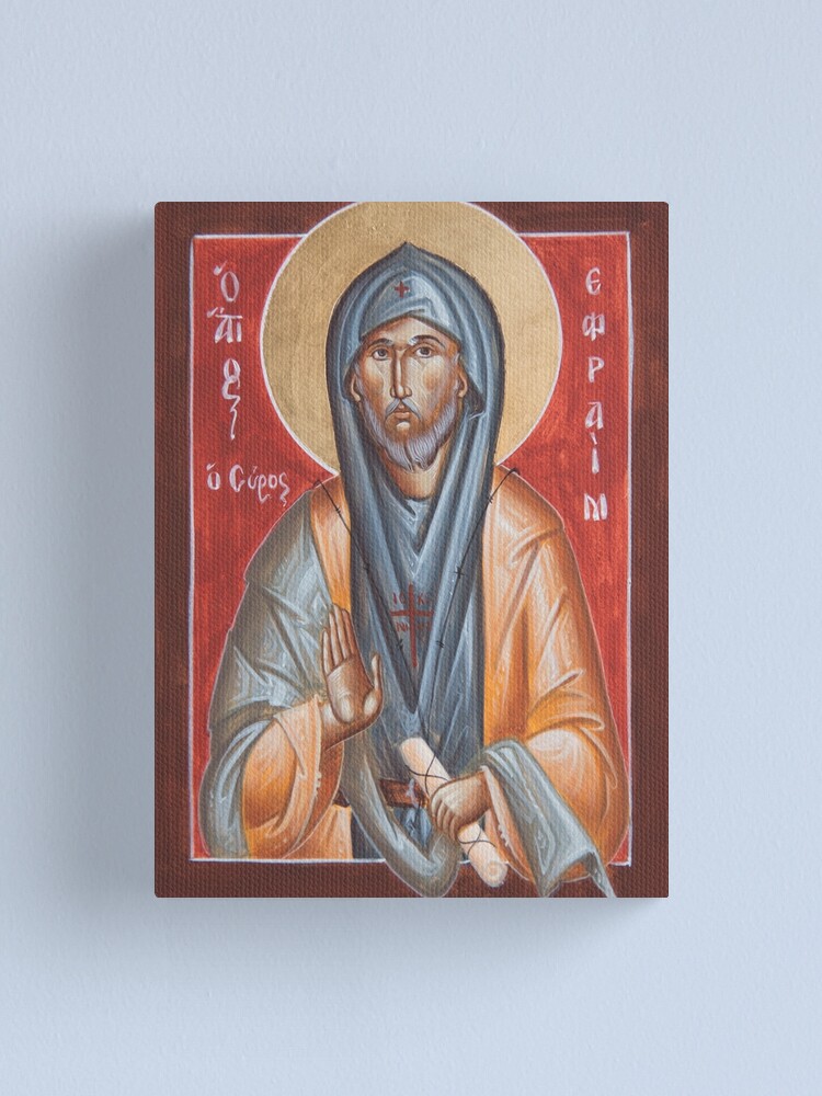 Alternate view of St Efraim the Syrian Canvas Print