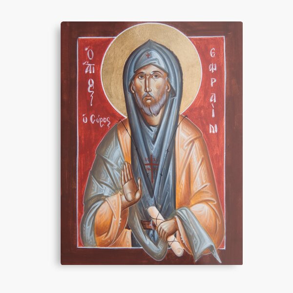 St Efraim the Syrian Metal Print