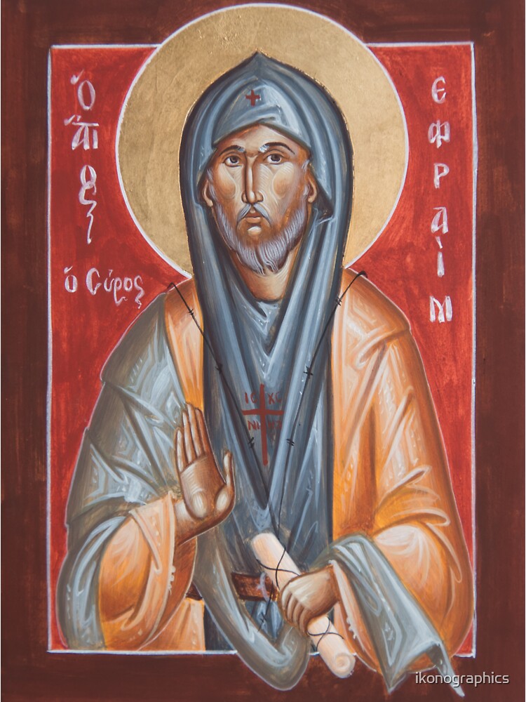 St Efraim the Syrian by ikonographics