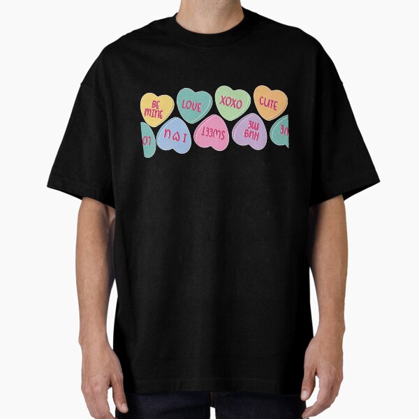 Conversation Hearts Oversized T-Shirt