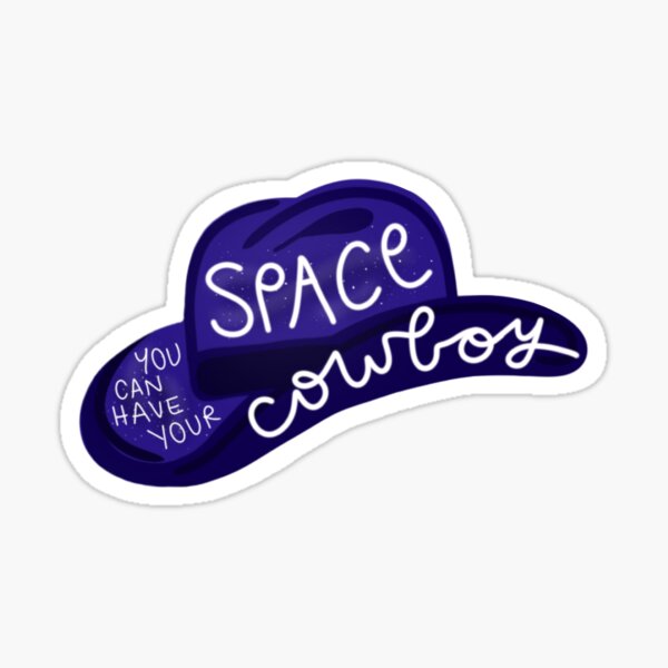 Space Cowboy Sticker