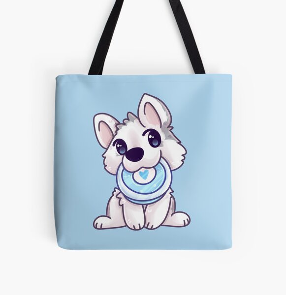 Slime Husky All Over Print Tote Bag