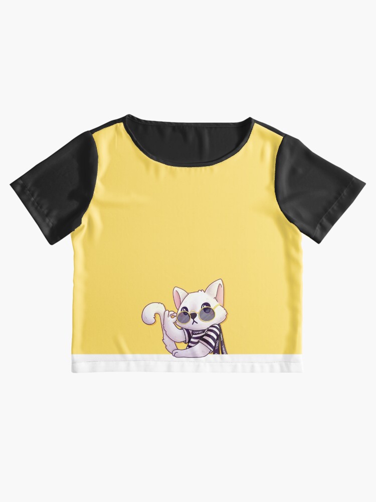 Thumbnail 2 of 6, Chiffon Top, Fabulous Cat designed and sold by instadrawvhs.