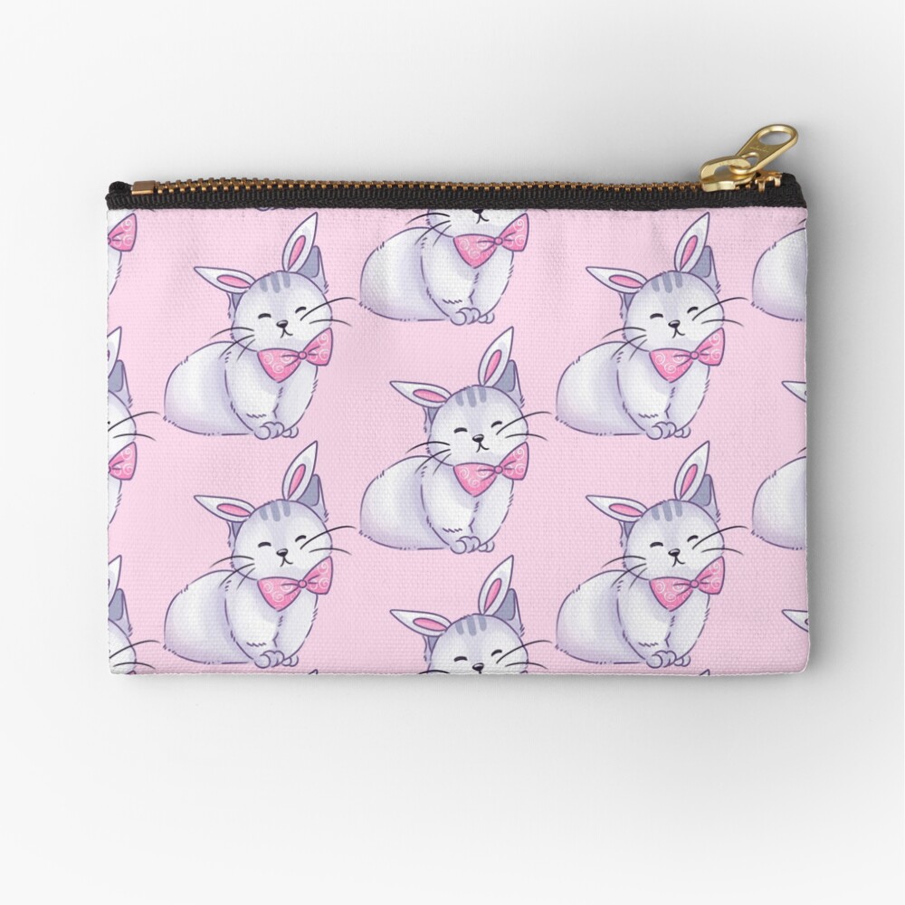 Bunny Cat Zipper Pouch