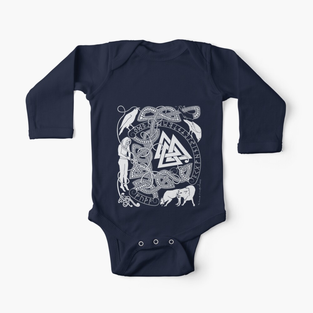 Item preview, Long Sleeve Baby One-Piece designed and sold by CorpseCafe.