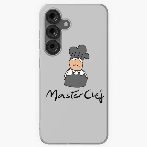 Master Chef dibujo | Cocinero Funda blanda para Samsung Galaxy