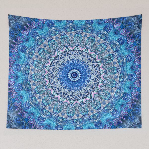Item preview, Colorful mandala in blue and purple hues  designed and sold by WesternExposure.