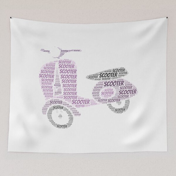 Item preview, Scooter Word Cloud Shirt Presents designed and sold by ProjectsMM.