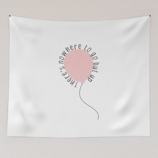 Item preview, There's nowhere to go but up! Millennial Pink Balloon designed and sold by FandomTrading.