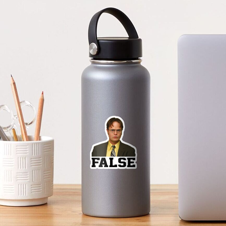 "False" Sticker for Sale by Primotees Redbubble